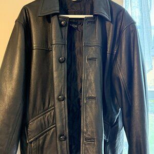 Men's Conte d Milano Leather jacket sz L